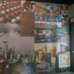 Wall Covering at Red Robin