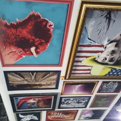 Wall Covering at Red Robin